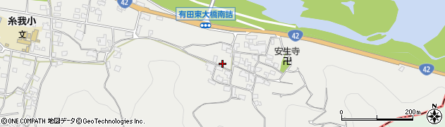和歌山県有田市糸我町中番136周辺の地図