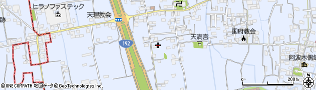 徳島県徳島市国府町観音寺377周辺の地図