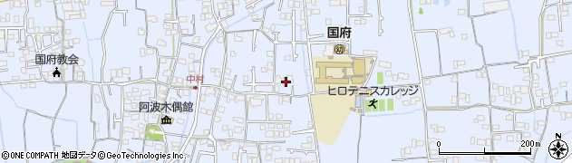 徳島県徳島市国府町中76周辺の地図