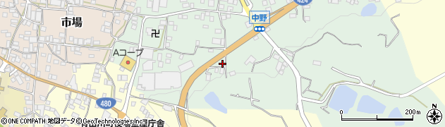 和歌山県有田郡有田川町中野144周辺の地図