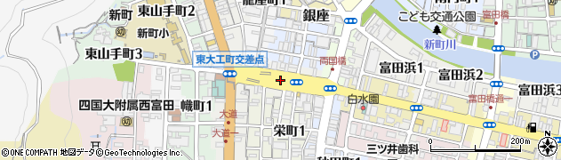 徳島県徳島市紺屋町周辺の地図