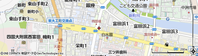 徳島ラーメン 麺八 両国店周辺の地図
