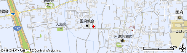 徳島県徳島市国府町中286周辺の地図