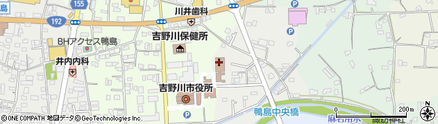 徳島中央広域連合　災害情報ダイヤル周辺の地図