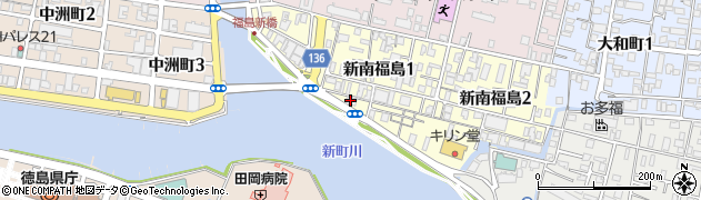セーラー広告株式会社　徳島支社周辺の地図