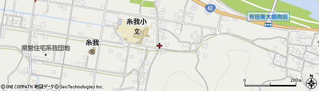 和歌山県有田市糸我町中番188周辺の地図