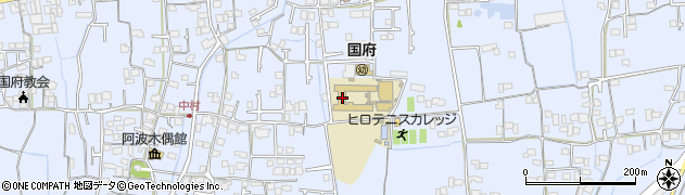 徳島県徳島市国府町中61周辺の地図