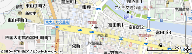 徳島県徳島市両国橋18周辺の地図