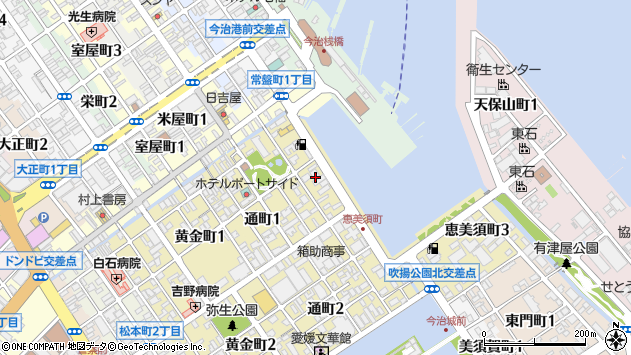 〒794-0031 愛媛県今治市恵美須町の地図