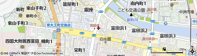 カラオケ本舗 まねきねこ 徳島両国橋店周辺の地図