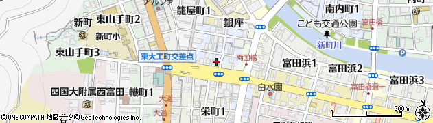 徳島県徳島市紺屋町35周辺の地図