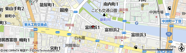 徳島大正銀行　とくぎんローンセンター周辺の地図