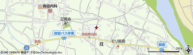 和歌山県有田郡有田川町庄周辺の地図