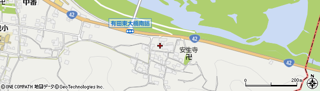 和歌山県有田市糸我町中番115周辺の地図
