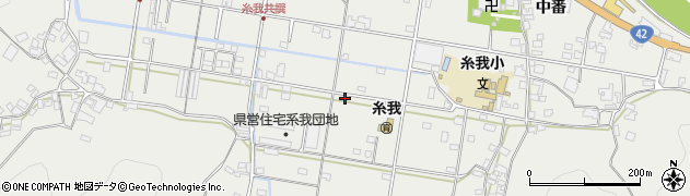 和歌山県有田市糸我町中番412周辺の地図