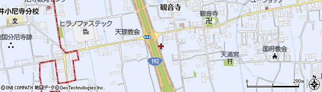 徳島県徳島市国府町観音寺427周辺の地図