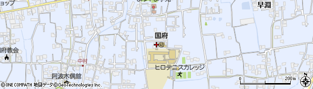 徳島県徳島市国府町中63周辺の地図