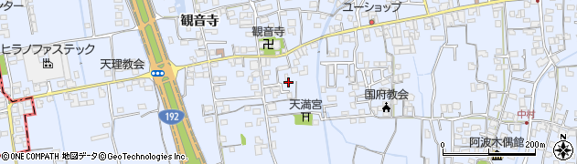 徳島県徳島市国府町観音寺21周辺の地図