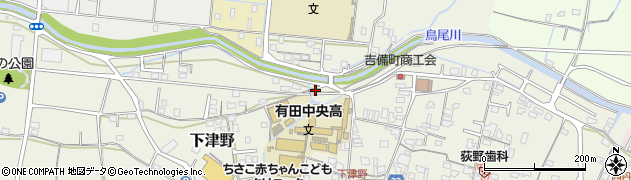 和歌山県有田郡有田川町下津野488周辺の地図