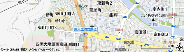 株式会社つゆき徳島店周辺の地図