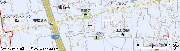 徳島県徳島市国府町観音寺36周辺の地図