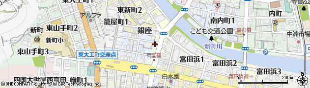 徳島県徳島市両国橋32周辺の地図
