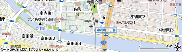 丸成青果周辺の地図