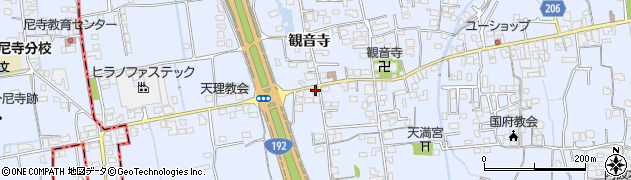 徳島県徳島市国府町観音寺421周辺の地図