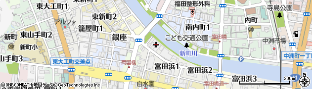 アルファステイツ富田浜管理事務室周辺の地図