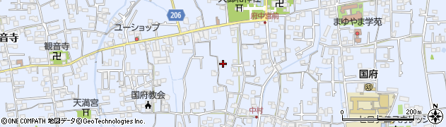 徳島県徳島市国府町中181周辺の地図
