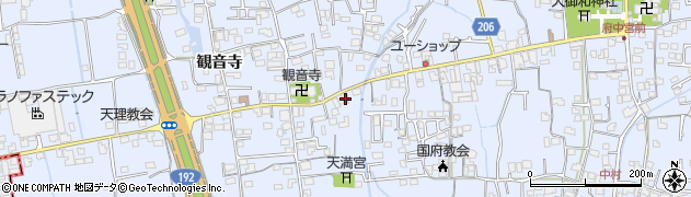 徳島県徳島市国府町観音寺27周辺の地図