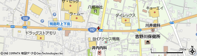 ホシザキ四国株式会社徳島西営業所周辺の地図