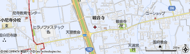 徳島県徳島市国府町観音寺451周辺の地図