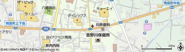 四国銀行鴨島支店周辺の地図
