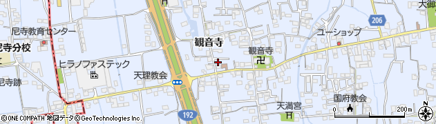 徳島県徳島市国府町観音寺358周辺の地図
