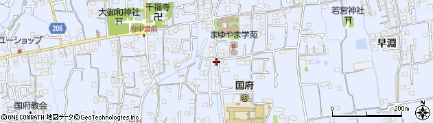 徳島県徳島市国府町中38周辺の地図