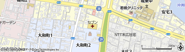 株式会社セブン　安宅店周辺の地図