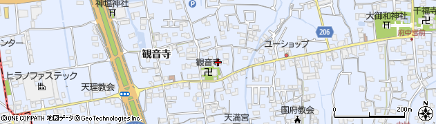 徳島県徳島市国府町観音寺54周辺の地図