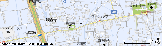 徳島県徳島市国府町観音寺61周辺の地図