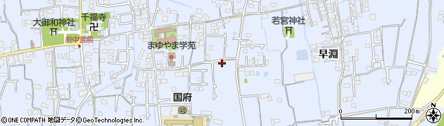 徳島県徳島市国府町中51周辺の地図