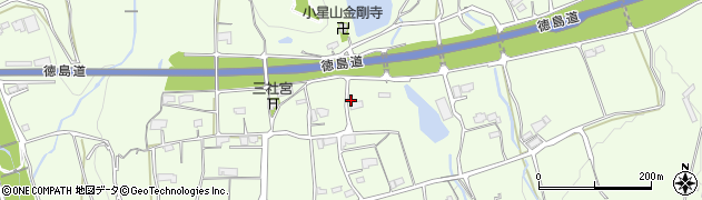 徳島県美馬市脇町小星305周辺の地図