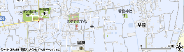 徳島県徳島市国府町中16周辺の地図