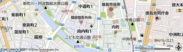 株式会社マルミ歯科商店　徳島支店周辺の地図