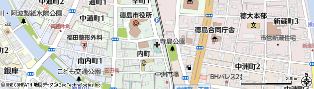 ホテル千秋閣・自治会館管理事務所周辺の地図