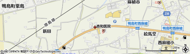 徳島大正銀行西麻植 ＡＴＭ周辺の地図