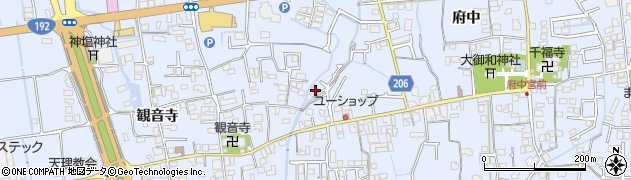 徳島県徳島市国府町観音寺163周辺の地図