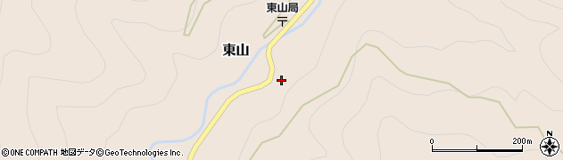徳島県三好郡東みよし町東山小見93周辺の地図