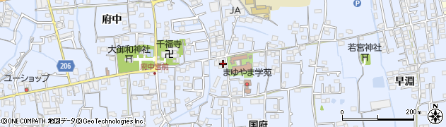 徳島県徳島市国府町中90周辺の地図