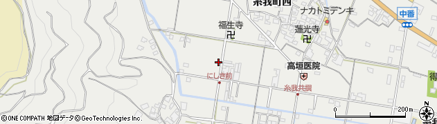 和歌山県有田市糸我町（西）周辺の地図