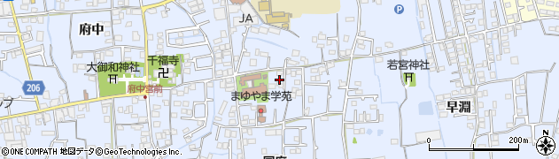 徳島県徳島市国府町中24周辺の地図